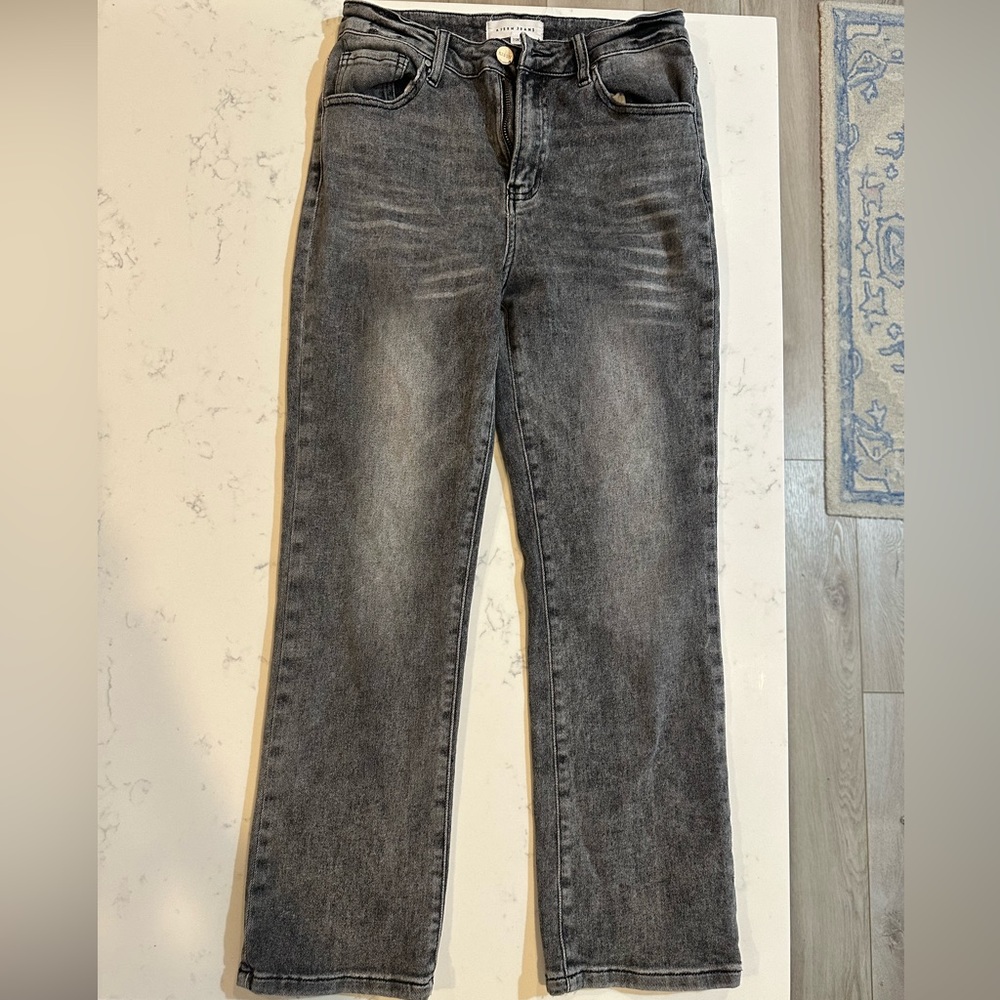 Risen Jeans Dark Grey Size 7